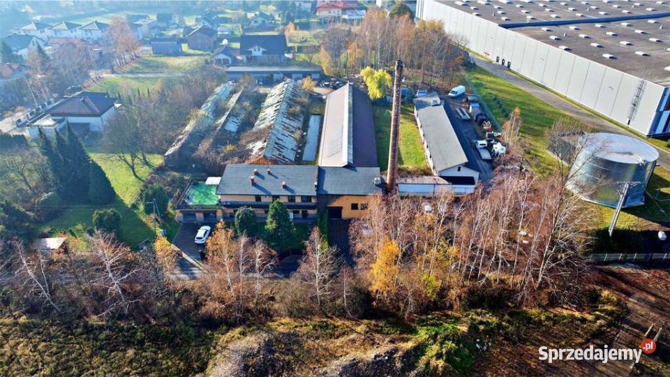 Usługi produkcja magazyny z domem mieszkalnym Czechowice-Dziedzice sprzedam