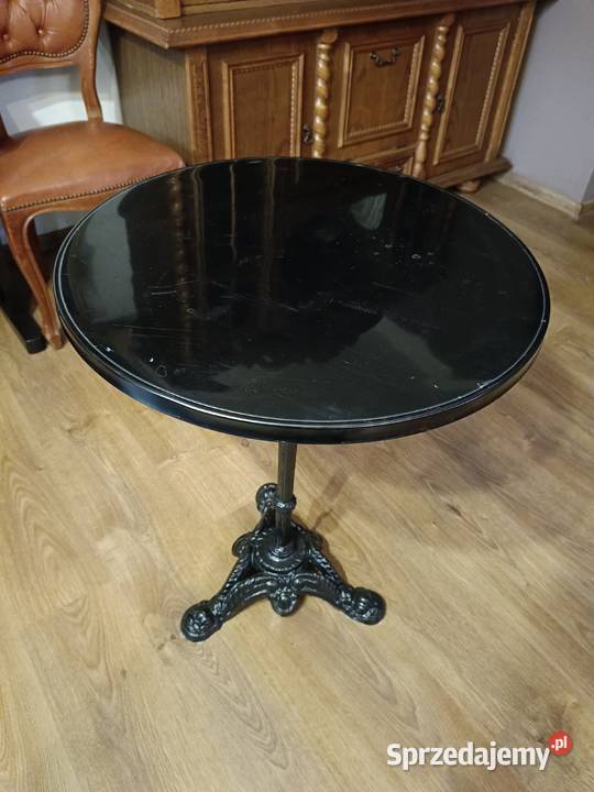 Stolik żeliwny z nowym blatem kujawsko-pomorskie Lipno