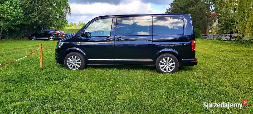 VW Multivan T6 L1 HighLine 4 Mot DSG Polska 2019 nieuszkodzony mazowieckie Warszawa