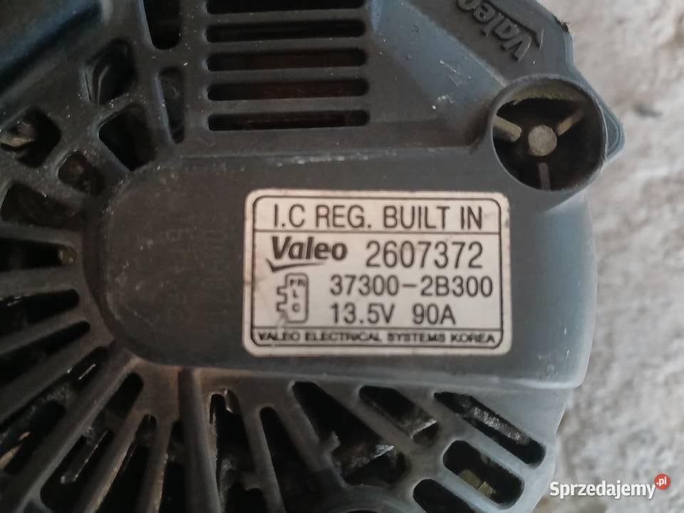 Alternator kia hyundai 14 B 2607372 373002B3000 osobowe Układ elektryczny silnika