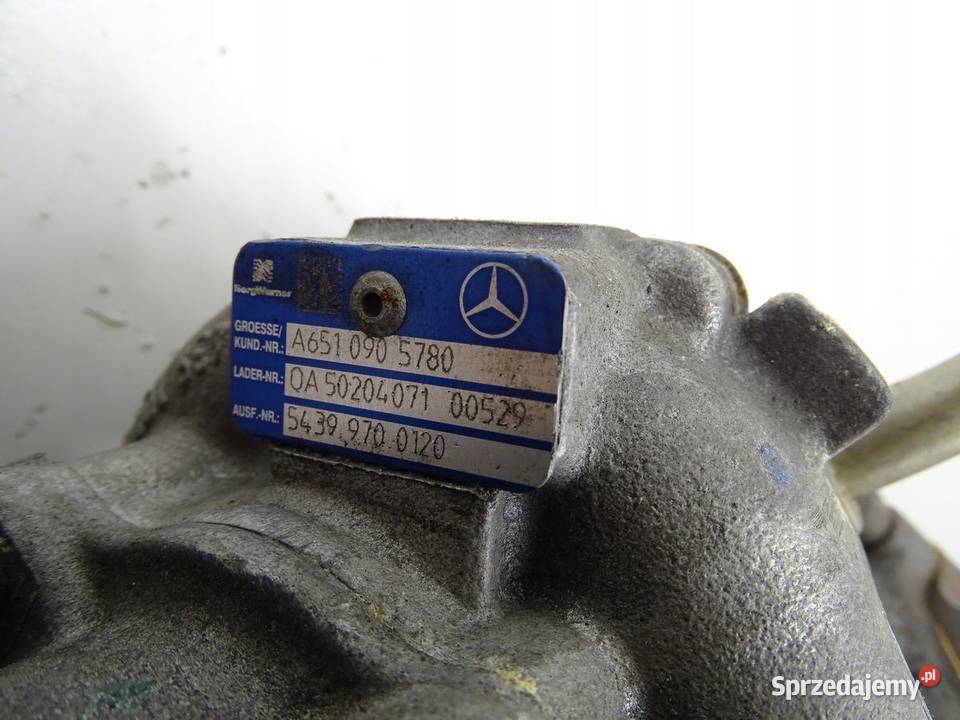 TURBOSPRĘŻARKA A6510906780 BITURBO 22 CDI