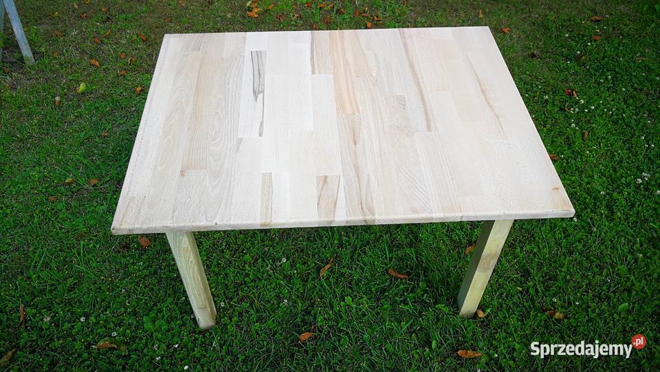 Ława drewniana, stolik kawowy, mały stół, stolik.