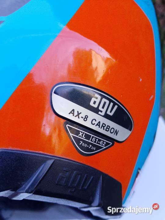 Kask AGV AX8 Carbon XL 6162 cross wielkopolskie Ostrów Wielkopolski sprzedam