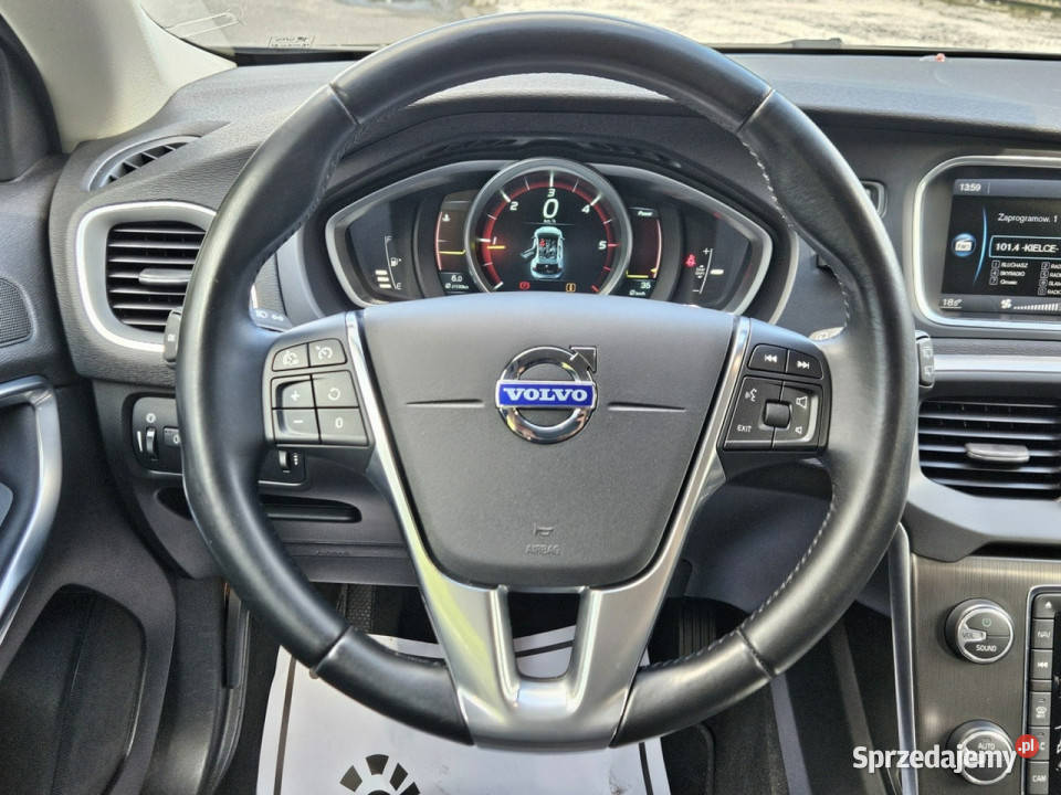 Volvo V40 Pełna Historia Serwisowa Super Stan czarny Opoczno