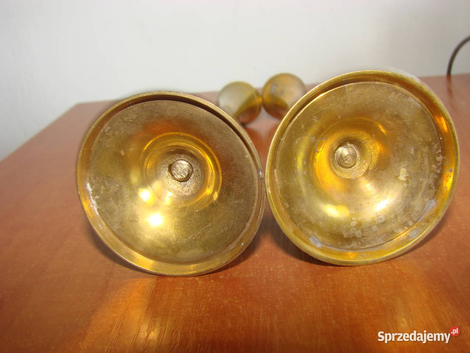 mały mosiężny flakonik Pruszcz Gdański