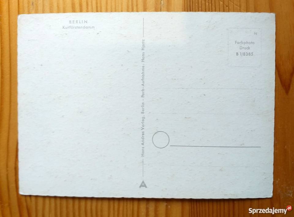 BERLIN WIDOK NA KOŚCIÓŁ PAMIĘCI CESARZA WILHELMA Piszczac