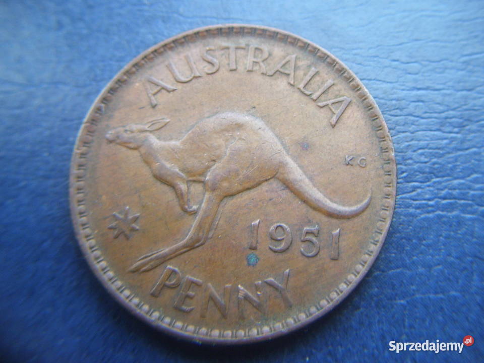 Stare monety 1 pens 1951 Australia Lesko sprzedam