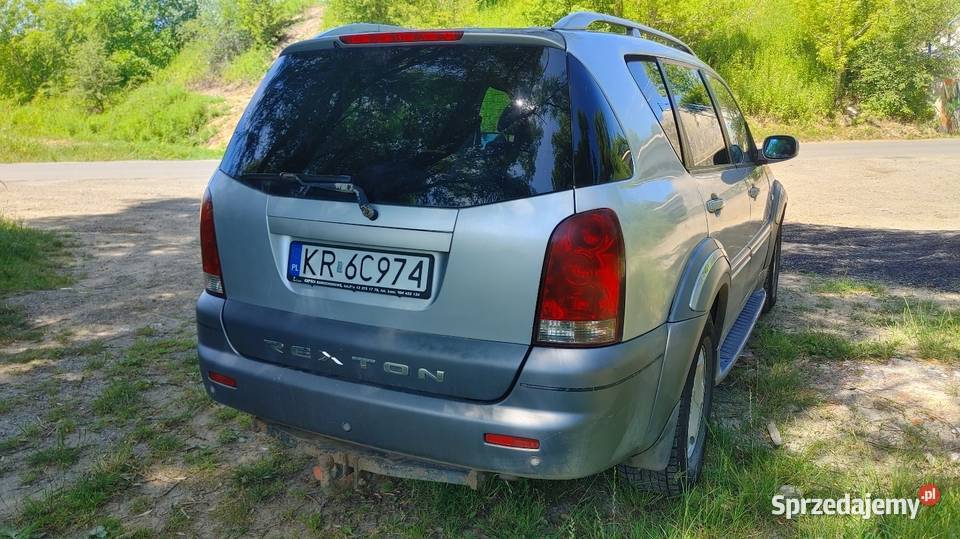 Ssangyong REXTON 27 XDI przegląd do 0207 OC do srebrny małopolskie Raciborowice