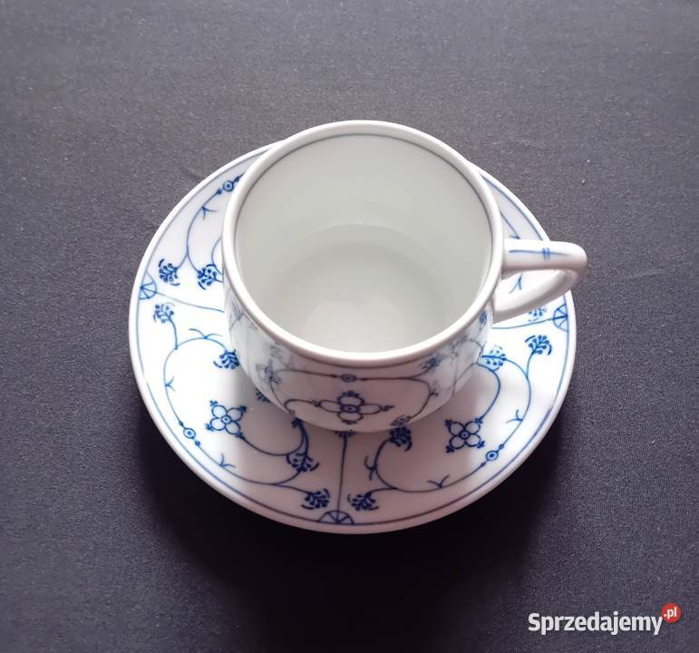 Fliliżanka duo Carl Tielsch Altwasser wzór Porcelana i szkło wielkopolskie Koźminek