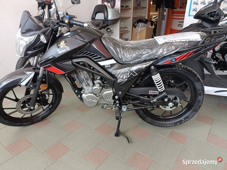 Sprzedam motocykl Romet 1253 ZXT125 nowy z warmińsko-mazurskie Kętrzyn