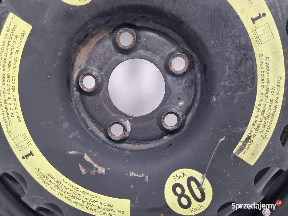 KOŁO DOJAZDOWE Mercedes W211 C219 15570 R17 Chełm