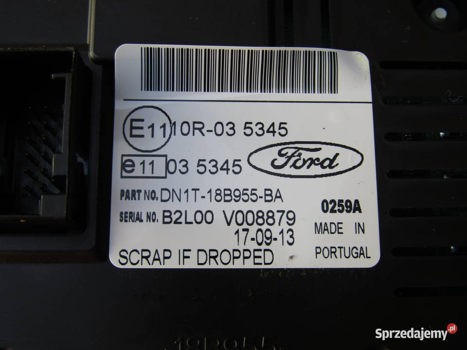 WYSWIETLACZ RADIA FORD ECOSPORT II DN1T18B955BA łódzkie Mysłaków