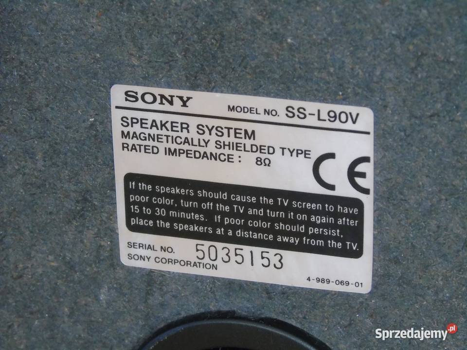 Kolumny Sony SSL90 mocne i sprawne DOSTAWA podkarpackie Jasło