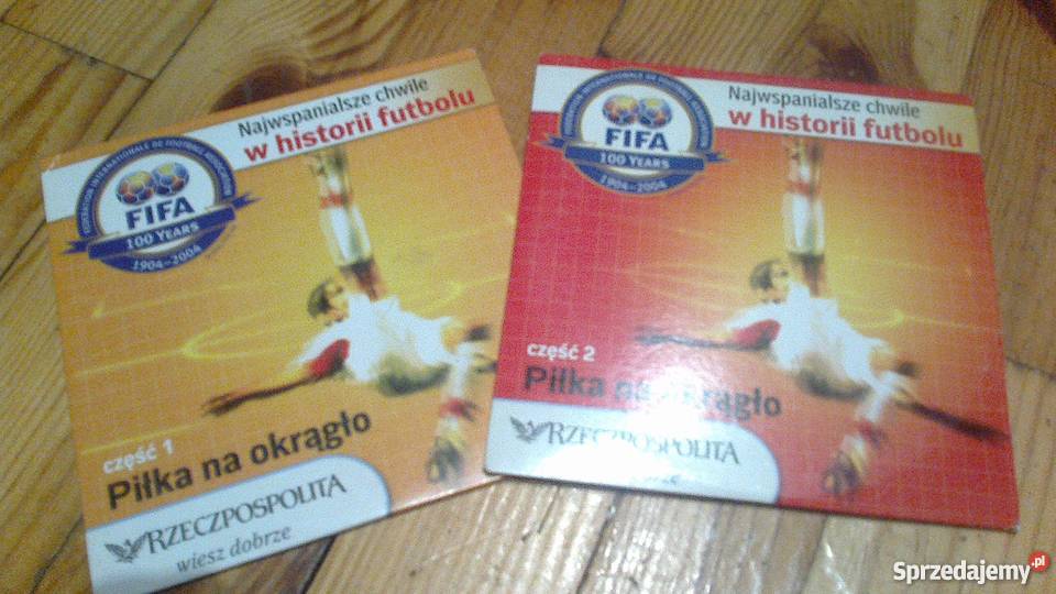 Najwspanialsze chwile w historii futbolu cz1 i 2 płyty Oborniki Śląskie sprzedam