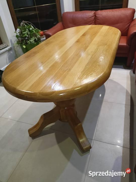 Piękny solidny dębowy stół Sieniawa