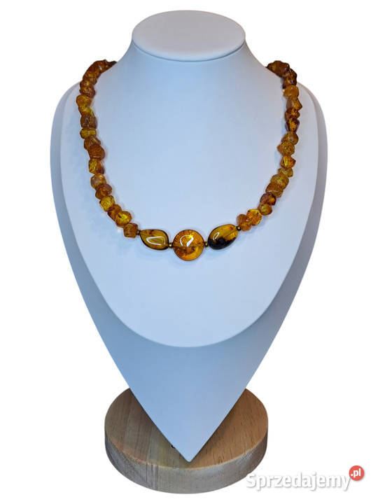 Korale z bursztynu bursztyn bałtycki ciosanka Warszawa sprzedam