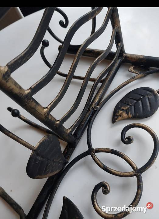 2 Wieszaki metal patyna śląskie Czeladź