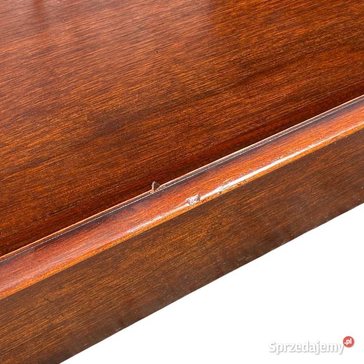 Stylowy intarsjowany regał orzech Gryfice