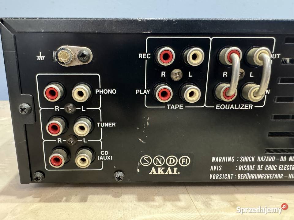 AKAI Integrated Amplifier AMA1 Wzmacniacze i pokrewne Łapy
