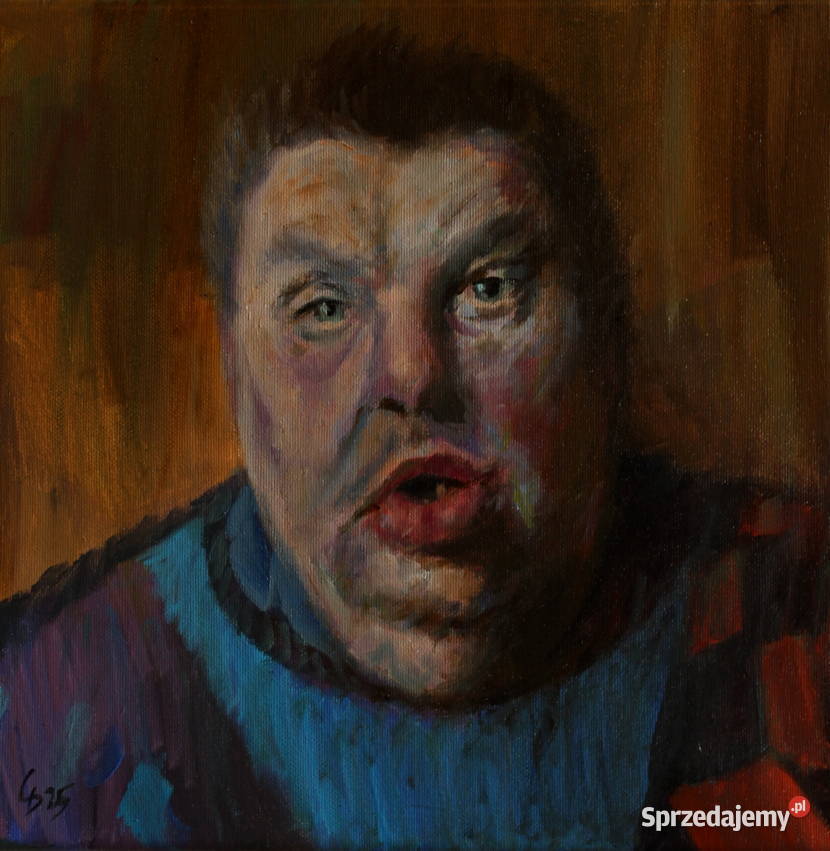 Obraz olejny Krzysztof Kononowicz 30x30