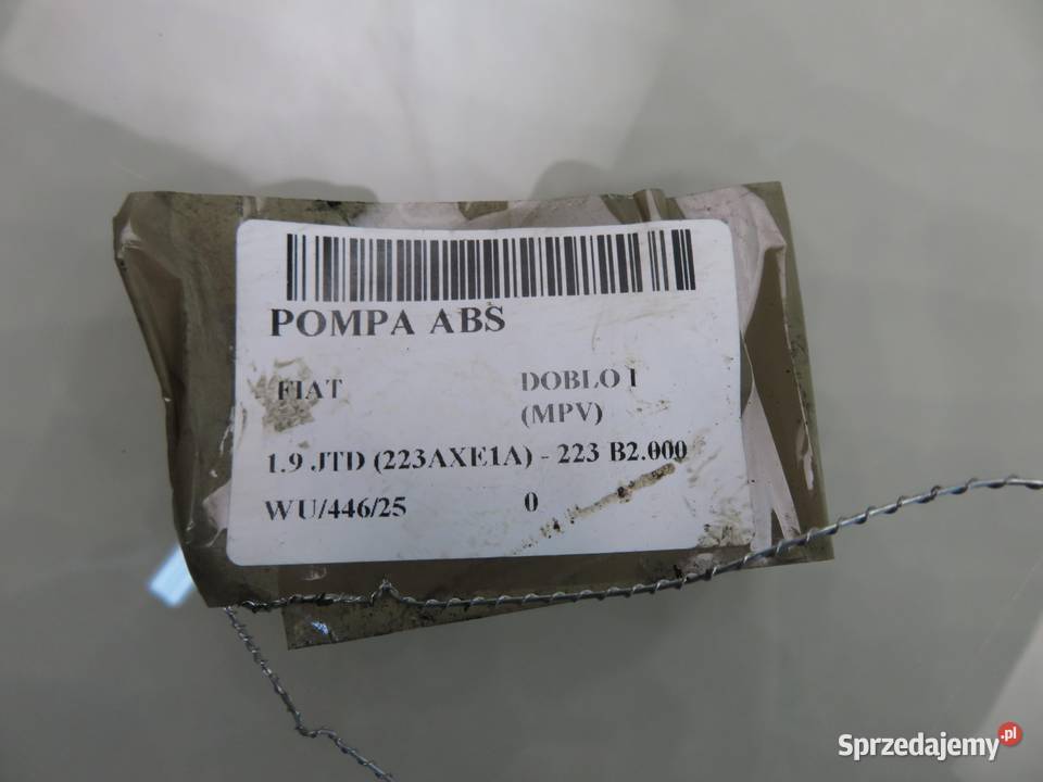 POMPA ABS FIAT DOBLO I 10094916023 46767474 małopolskie