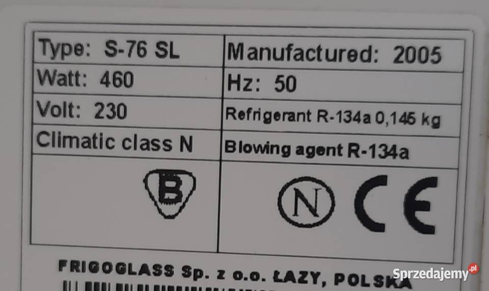 Sprzedam Lodówkę witrynę chłodniczą Bukowno sprzedam