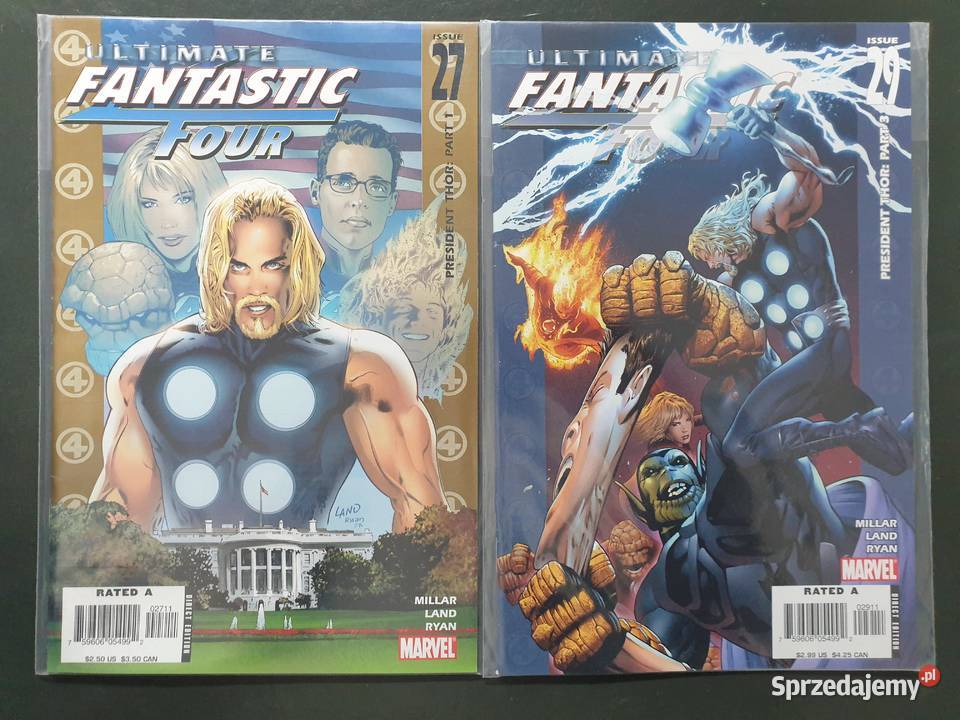 Ultimate Fantastic Four 9 oryginalnych komiksów Gdynia