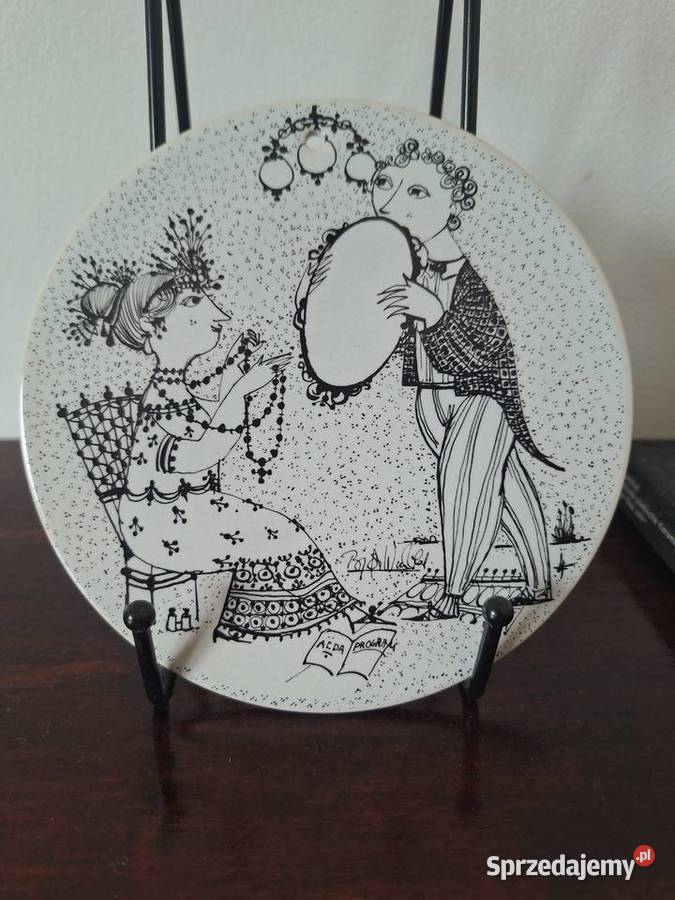 Medalion talerz obraz Rosenthal StudioLinie Porcelana i szkło Gdańsk