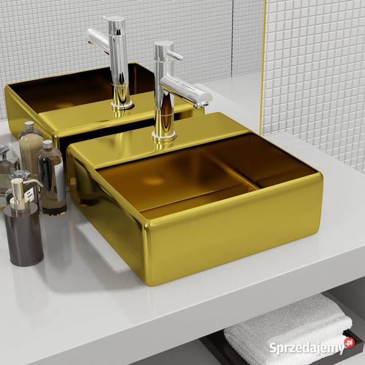 vidaXL Umywalka z otworem na baterię ceramiczna Warszawa