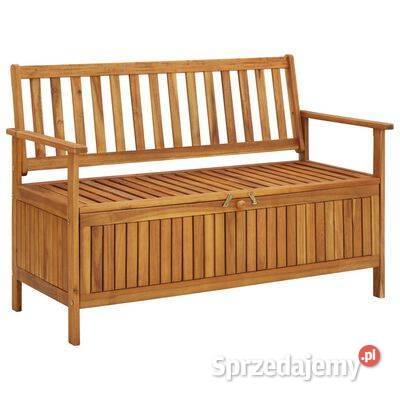 vidaXL Ławka ogrodowa ze schowkiem 120 lite Warszawa sprzedam
