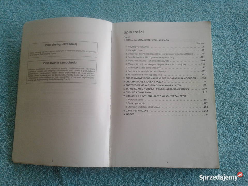 TOYOTA YARIS I książki instrukcje obsługi w etui Chełm