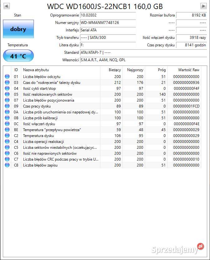 Dysk 35 160250320 WD Blue Seagate Hitachi Cieszyn