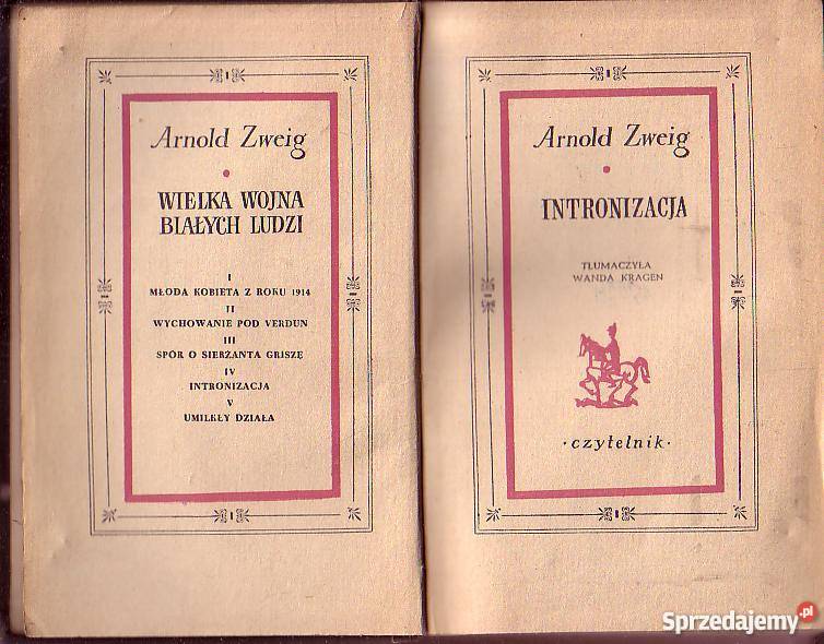 9960 INTRONIZACJA ARNOLD ZWEIG