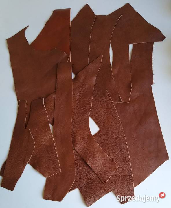 Skóra 332 g Licowa Włoska średnie i małe kawałki Antyki, Sztuka, Kolekcje Gdańsk