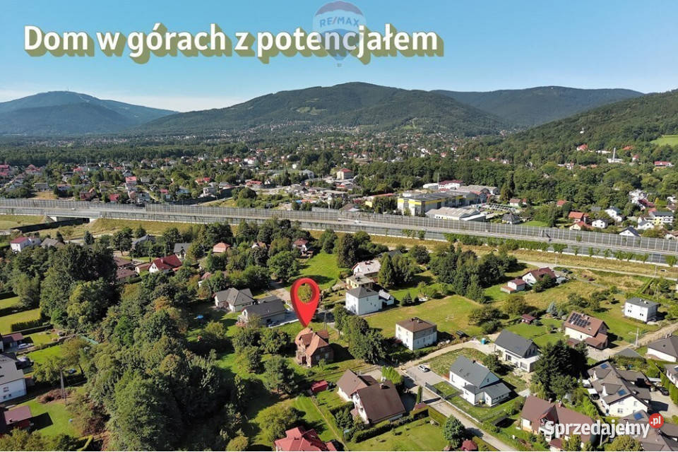 Dom w górach z ogromnym potencjałem asfalt