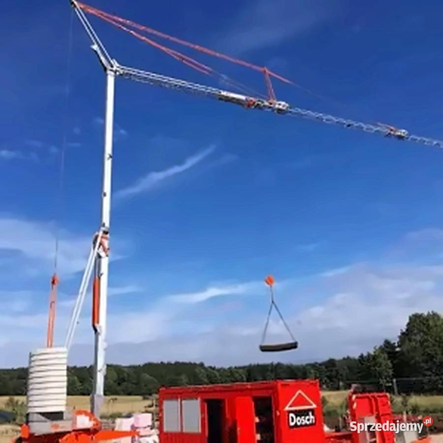 Żuraw Samowznoszący budowlany TEREX CBR 24 2008 wielkopolskie Poznań