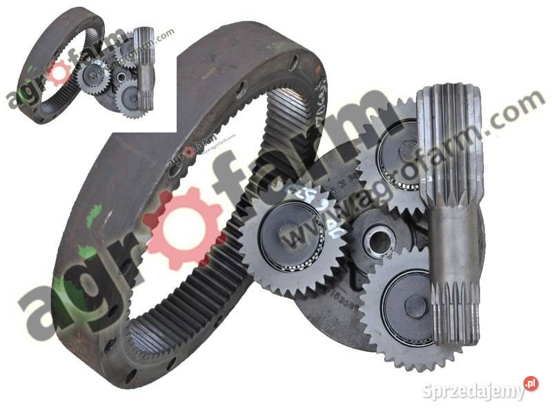 Układ planetarny zwolnica John Deere 6920 6820 Tylny most Byków