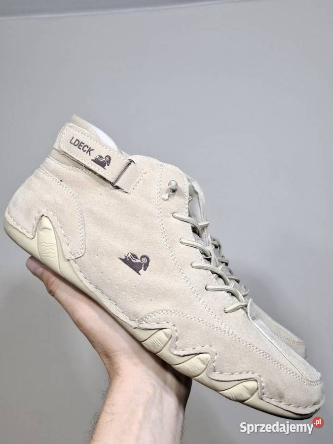 Męskie zamszowe sneakersy wysokie buty LDECK 44 sprzedam