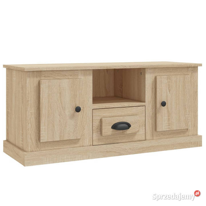 Szafka pod TV dąb sonoma 100x355x45 materiał
