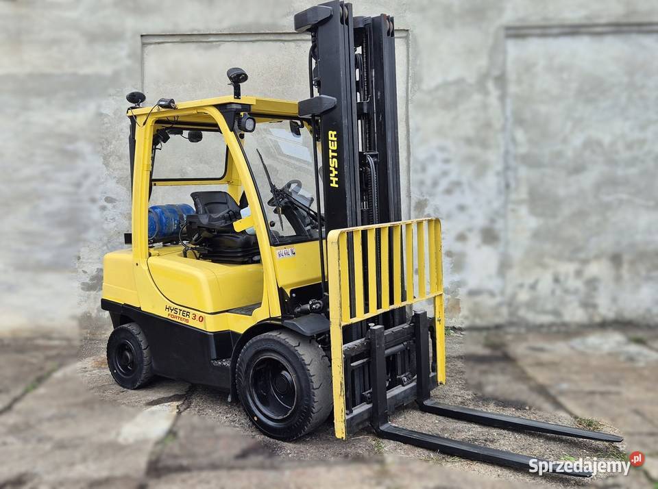 Hyster 3000 TRIPLEX 580 waga elektroniczna wózek gaz Rybnik