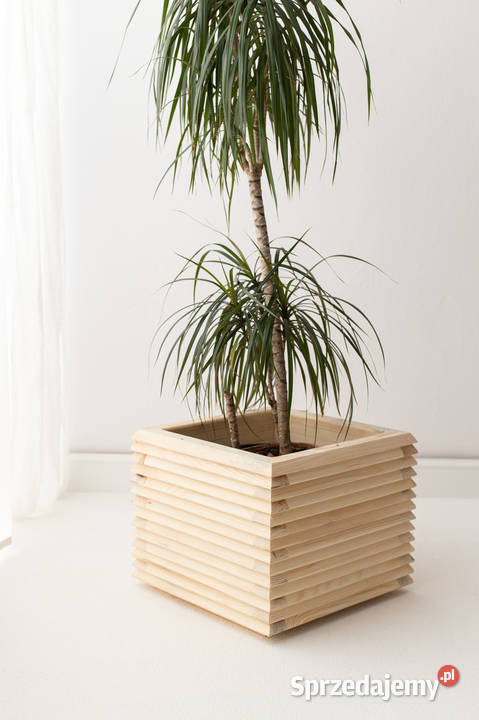 Donica osłona 3D drewniana sosnowa DUŻA profil Kalety sprzedam