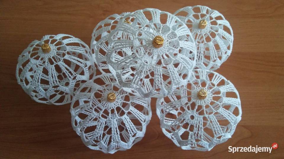 Duże Bombki szydełkowe na choinkę różne wzory i Białystok