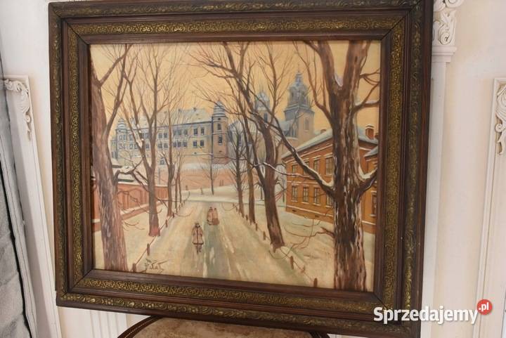 J Fałat Wawel Widok na Zamek Królewski Stary Kraków