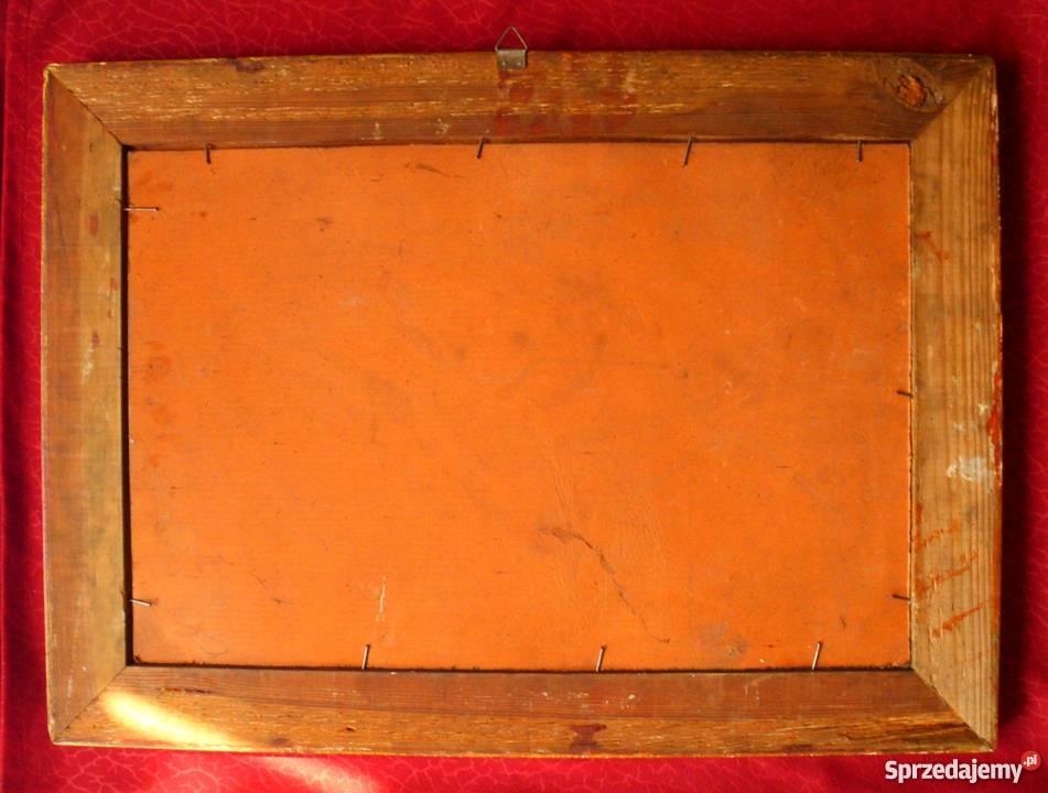 ANTYK Stary obraz olejny sygnowany KGoetze 48 Kraków