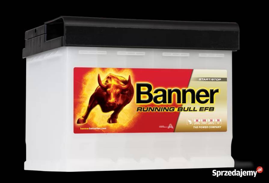 Banner RUNNING BULL EFB 75Ah 700A Włocławek