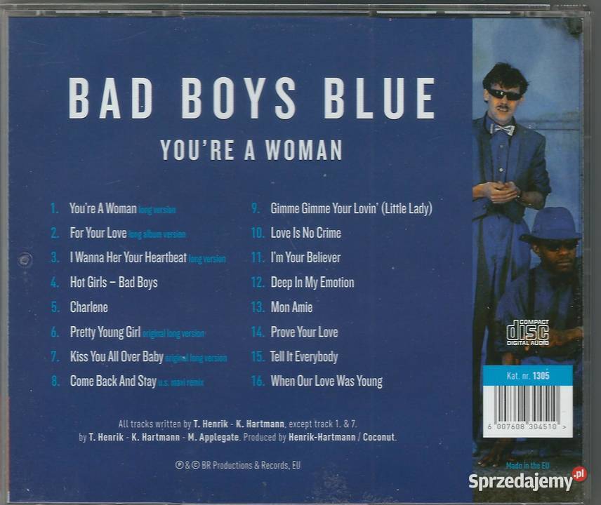 CD Bad Boys Blue Youre A WomanHits More 2013 BR Brwinów