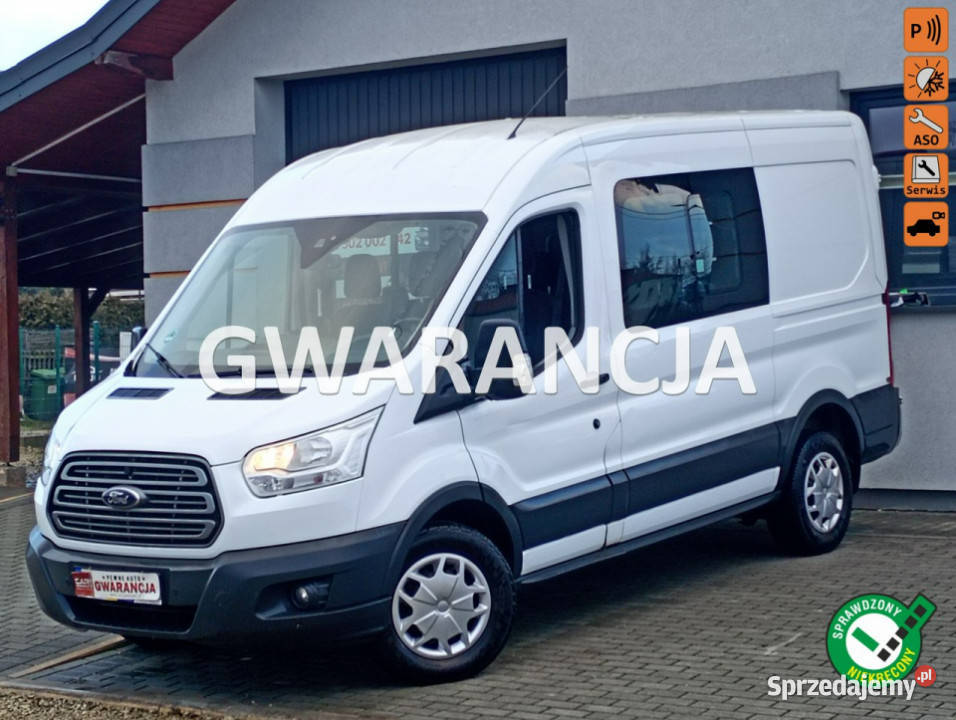 Ford Transit doka brygadówka7osóbsuper stan 2200cm3 Ford Chełm Śląski