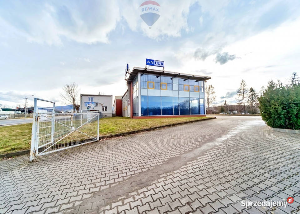 Wjazd z DK magazyn biura TIR S1800m Sprzedaż Bielsko-Biała