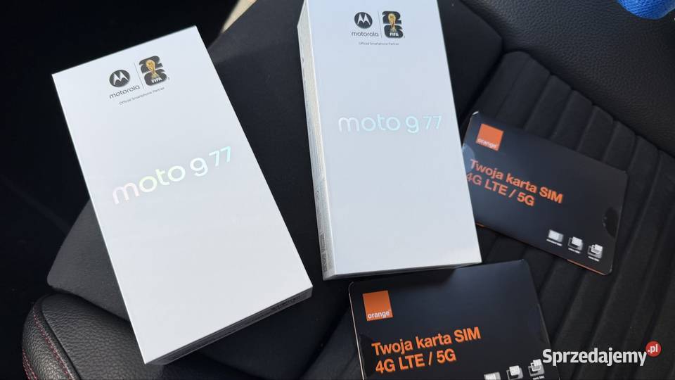 Motorola g77 5G Nowe nie otwierane gwarancja 24M dolnośląskie Brzyków sprzedam