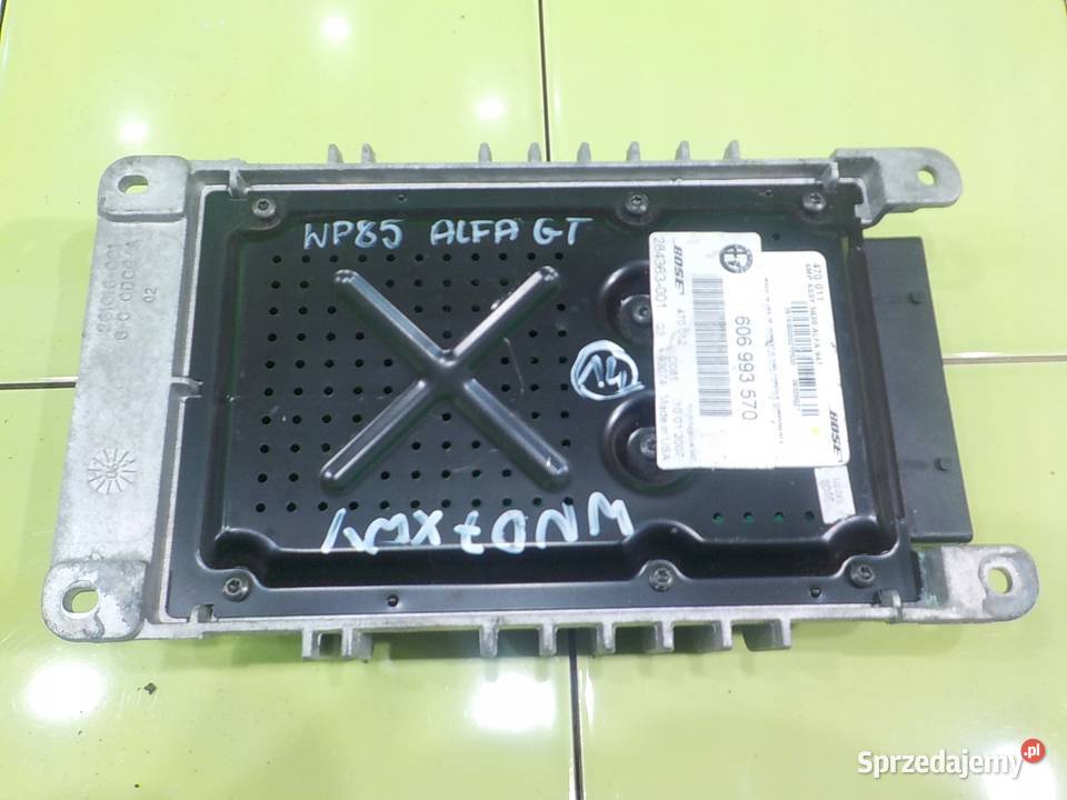 ALFA ROMEO GT 20 JTS 07r wzmacniacz audio BOSE Części samochodowe Suków